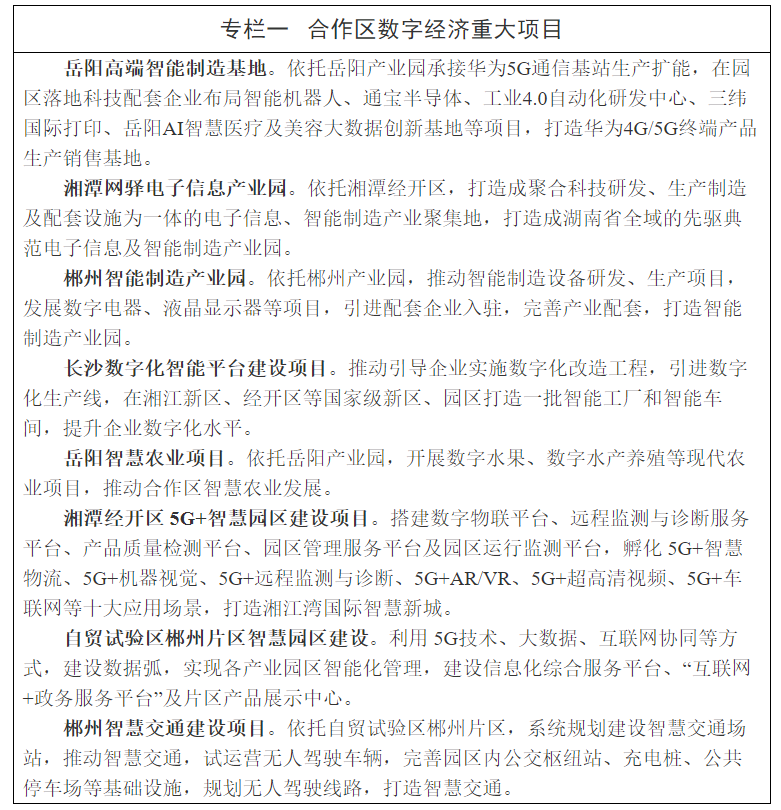 关于印发《海峡两岸产业合作区（湖南）数字化低碳化发展规划》的通知(图3)
