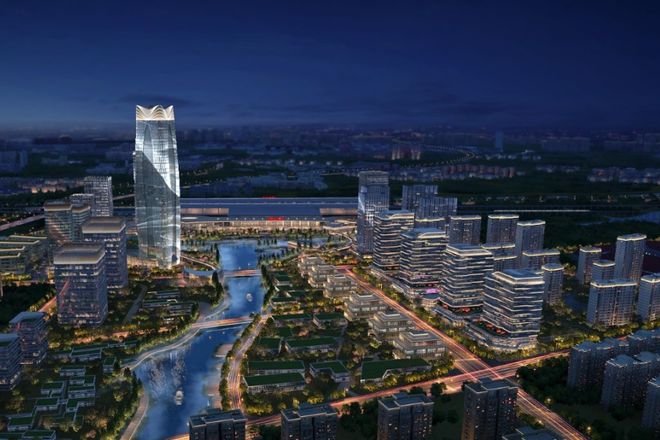绍兴高铁北站TOD综合体建设进度再刷新！(图2)